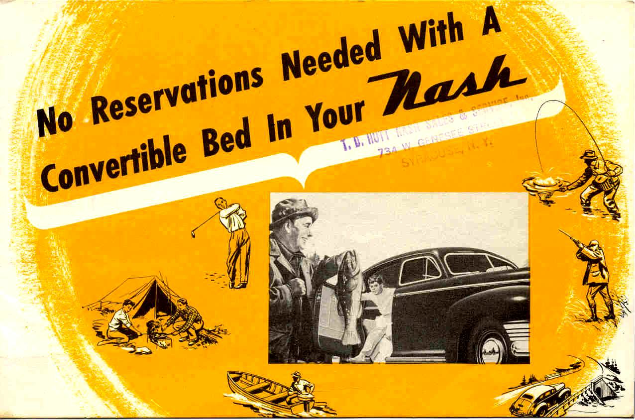 1947 Nash Bed Booklet